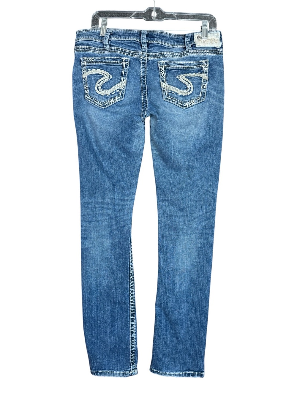 Silver Jeans Tuesday Baby Boot Low Rise Medium Wash Jeans Women's 31/33